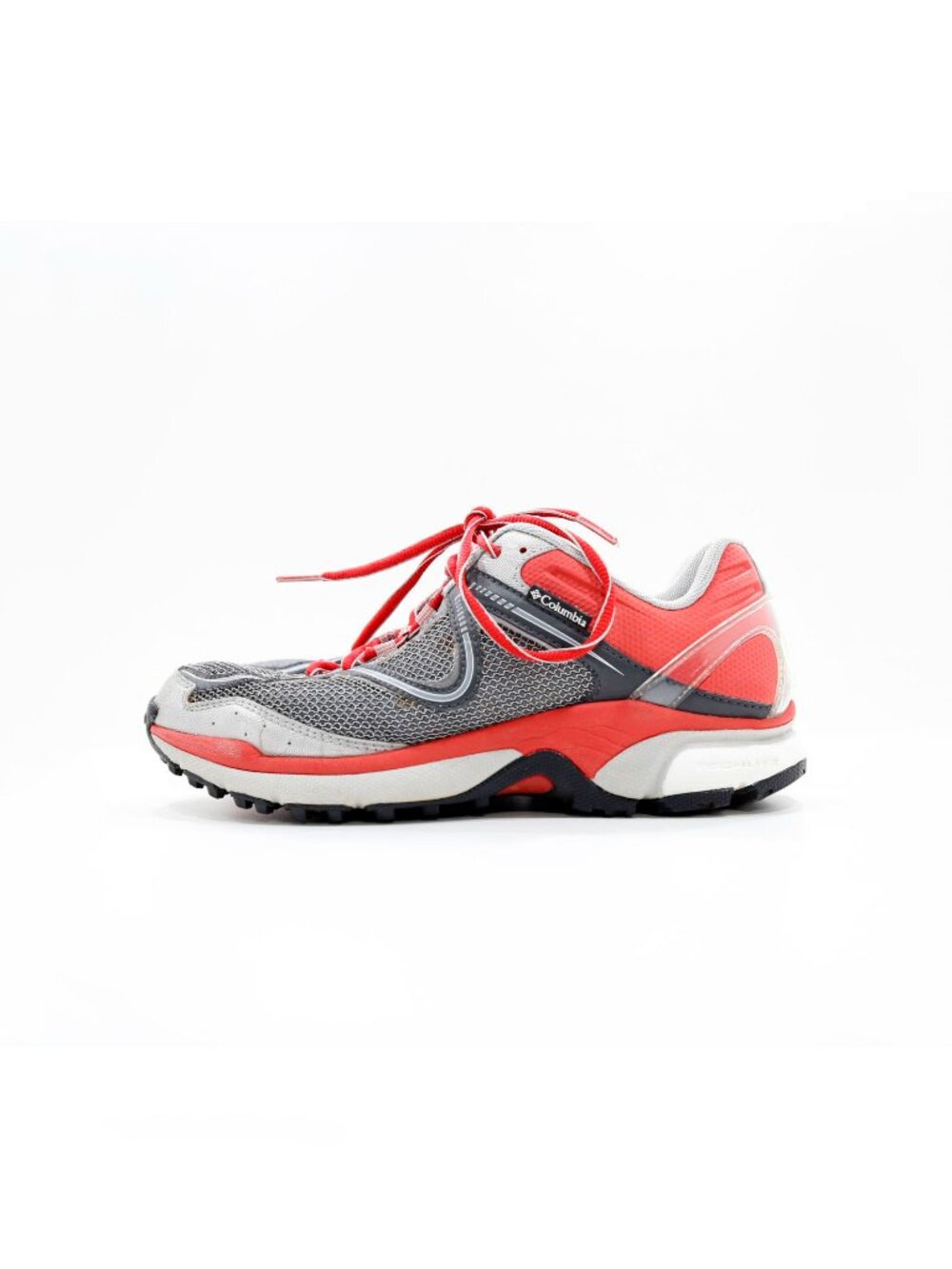 Columbia TechLite Ravenous Red & Gray Synthetic Athletic Shoes - Women's 8